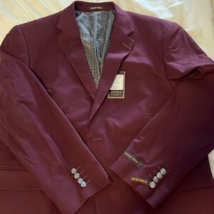 New with tags burgundy, blazer men’s
